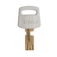 SafeKey nylon safety padlock white 150365 / 150308