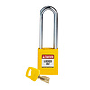 Brady SafeKey Nylon Sicherheitsvorhängeschloss gelb 150296