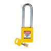Brady SafeKey nylon veiligheidshangslot geel 150296