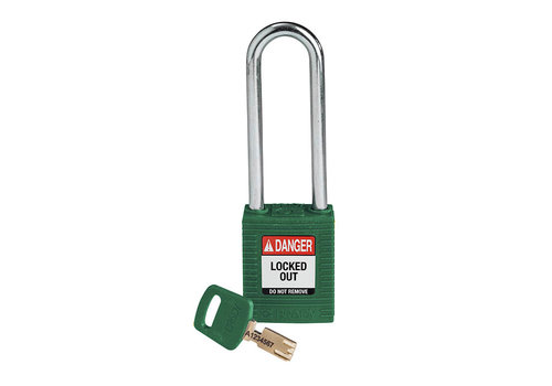 SafeKey nylon safety padlock green 150319 