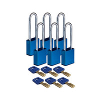 SafeKey aluminium veiligheidshangslot blauw 150241