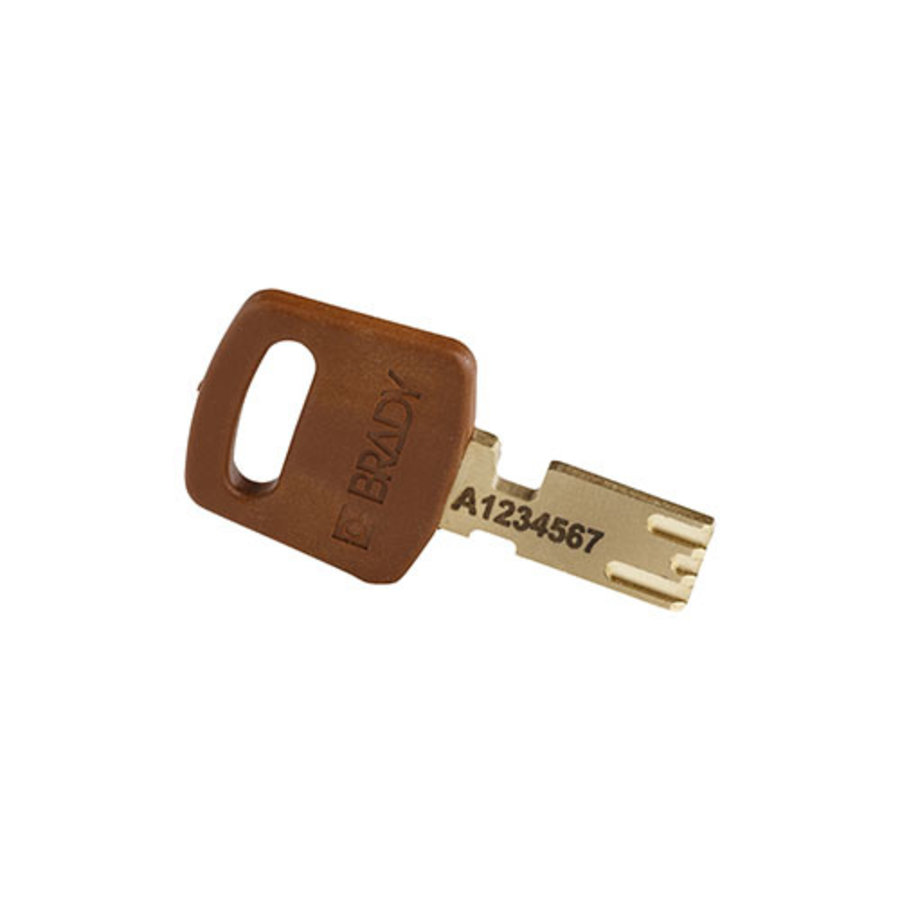 SafeKey Aluminium Sicherheitsvorhängeschloss Braun 150284