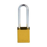 SafeKey Aluminium Sicherheitsvorhängeschloss Gelb 150285