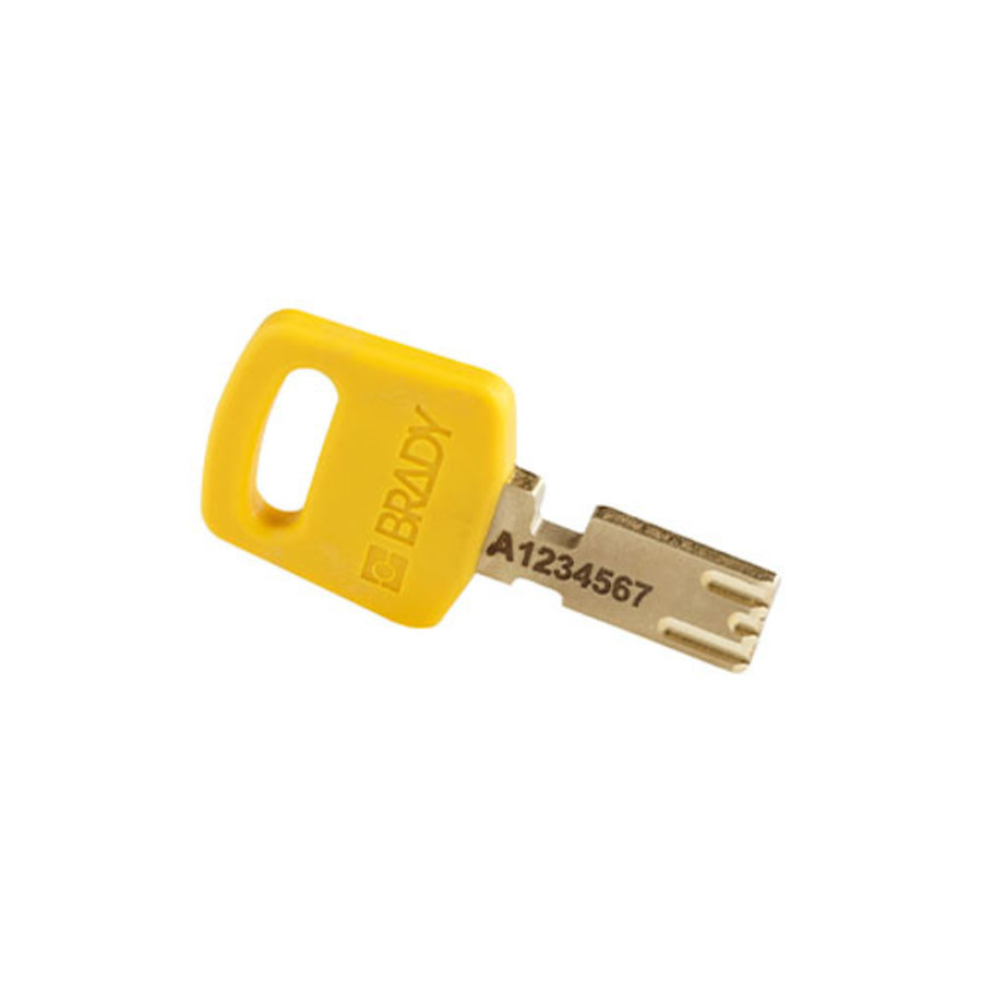 SafeKey Aluminium Sicherheitsvorhängeschloss Gelb 150285