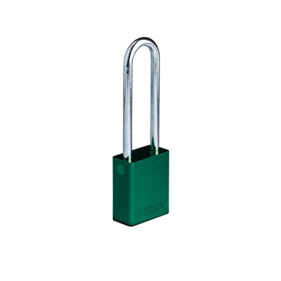 SafeKey Aluminium safety padlock Green 150360