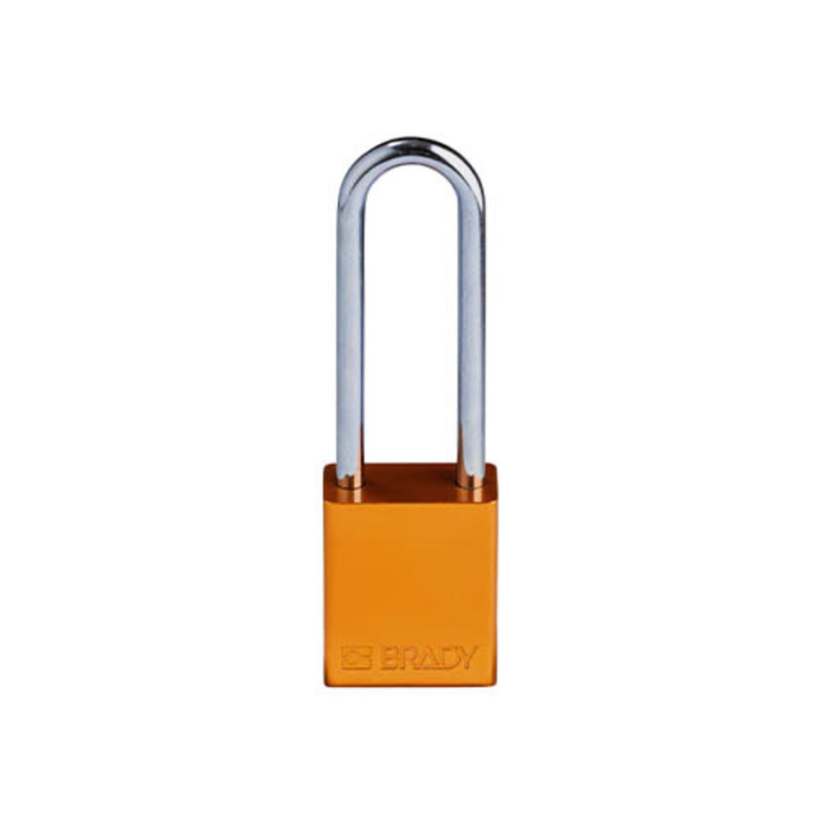 SafeKey Aluminium safety padlock Orange 150306