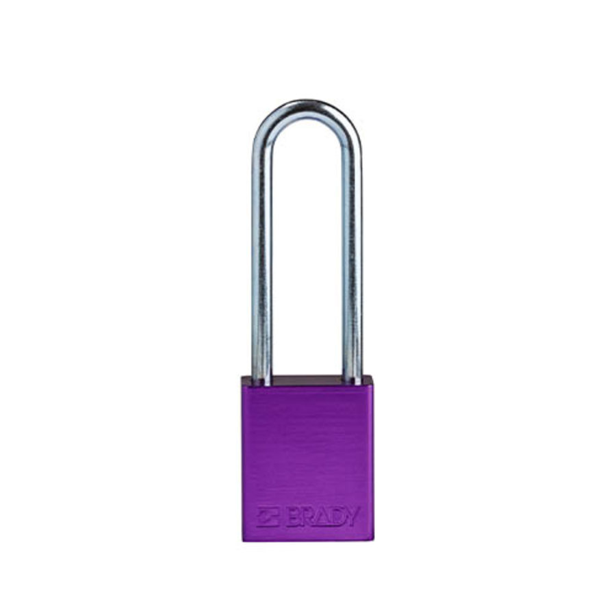 SafeKey Aluminium safety padlock purple 150330