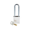 Brady SafeKey Aluminium safety padlock silver 150283