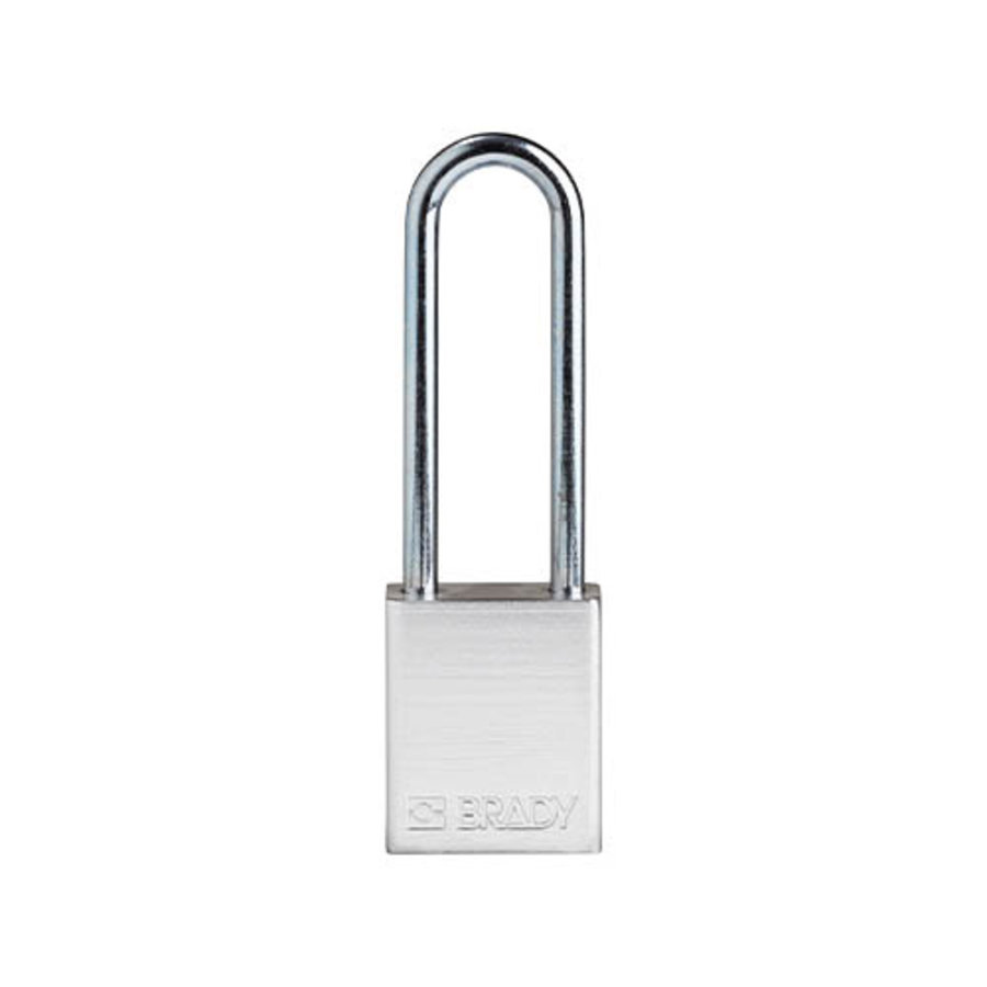 SafeKey Aluminium safety padlock silver 150283