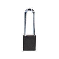 SafeKey Aluminium Sicherheitsvorhängeschloss Schwarz 150331