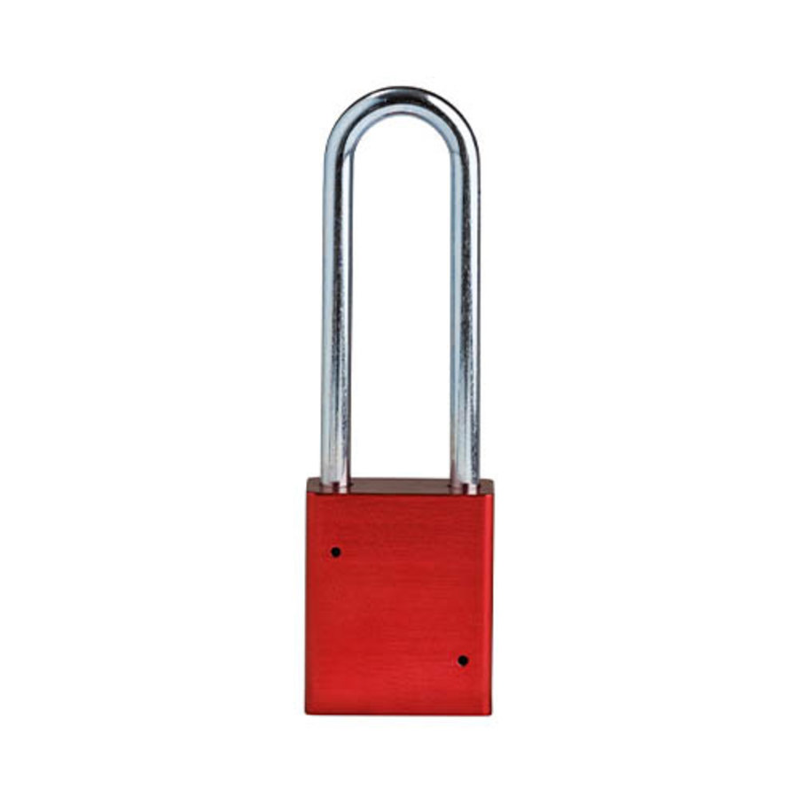 SafeKey Aluminium safety padlock Red 150332