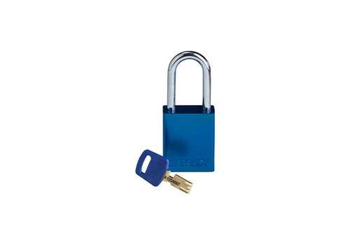 SafeKey Aluminium safety padlock blue 150287 