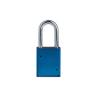 SafeKey Aluminium safety padlock blue 150287