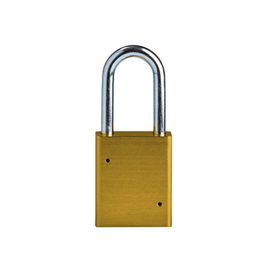 SafeKey Aluminium safety padlock Yellow  150288