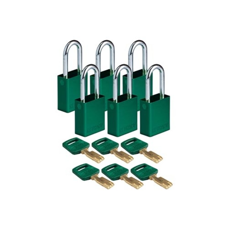 SafeKey aluminium veiligheidshangslot groen 150264