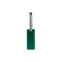SafeKey Aluminium safety padlock green 150264