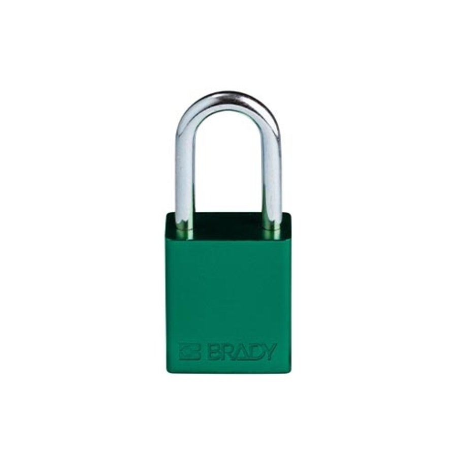 SafeKey Aluminium safety padlock green 150264