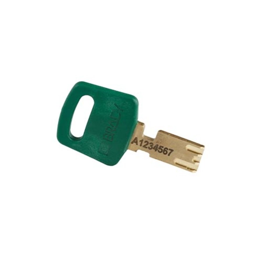 SafeKey Aluminium safety padlock green 150264