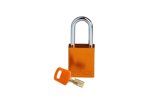 SafeKey aluminium veiligheidshangslot oranje 150263 