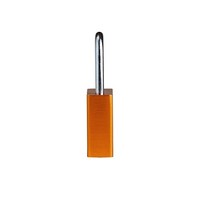 SafeKey Aluminium safety padlock Orange 150263