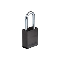 SafeKey Aluminium safety padlock Black 150243