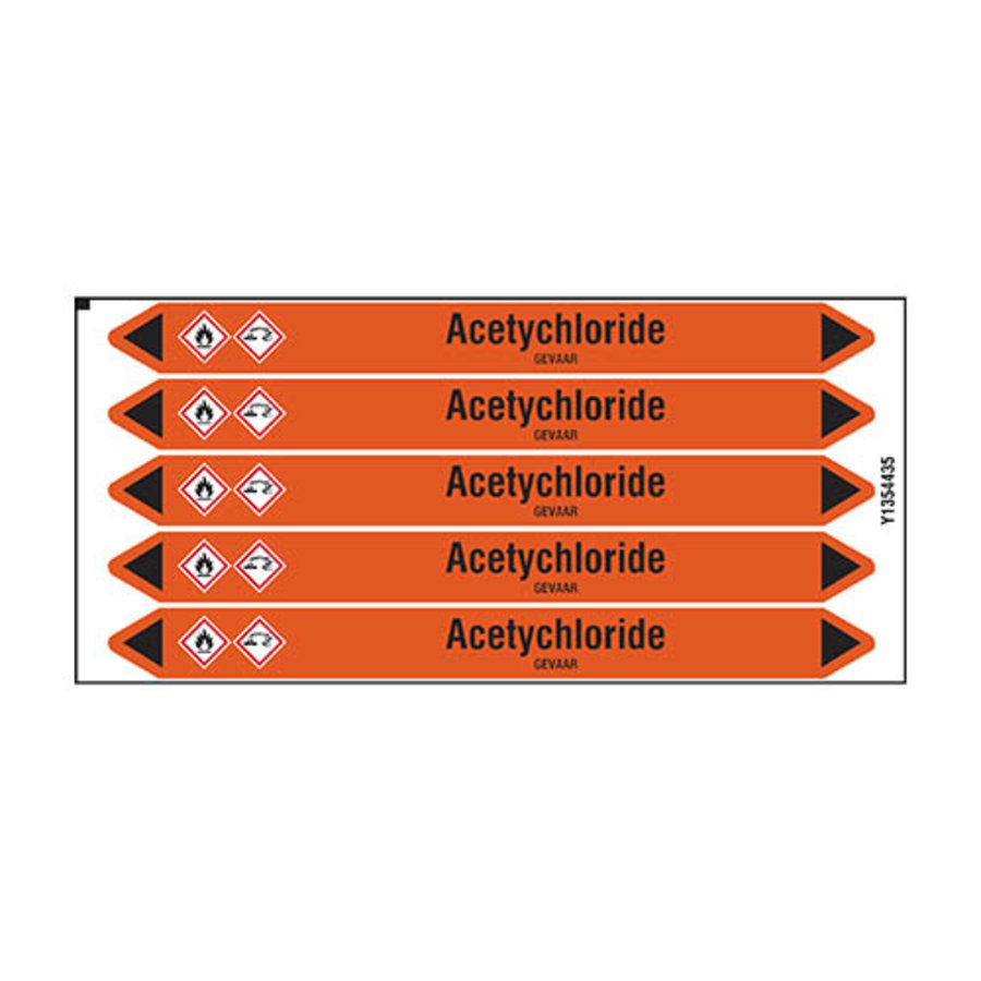 Rohrmarkierer: Acetychloride | Niederländisch | Säuren