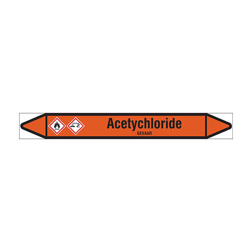 Pipe markers: Acetychloride | Dutch | Acids 