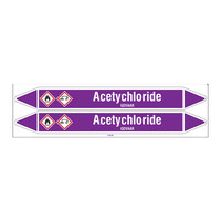 Rohrmarkierer: Acetychloride | Niederländisch | Säuren und Laugen