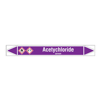 Pipe markers: Acetychloride | Dutch | Acids and Alkalis