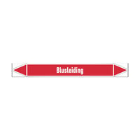 Pipe markers: Blusleiding | Dutch