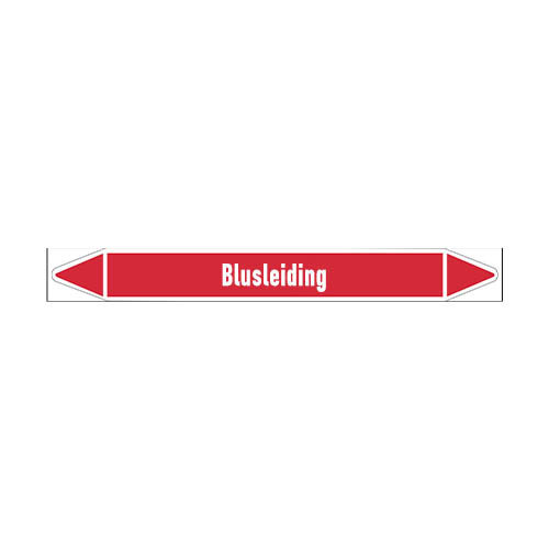 Pipe markers: Blusleiding | Dutch 