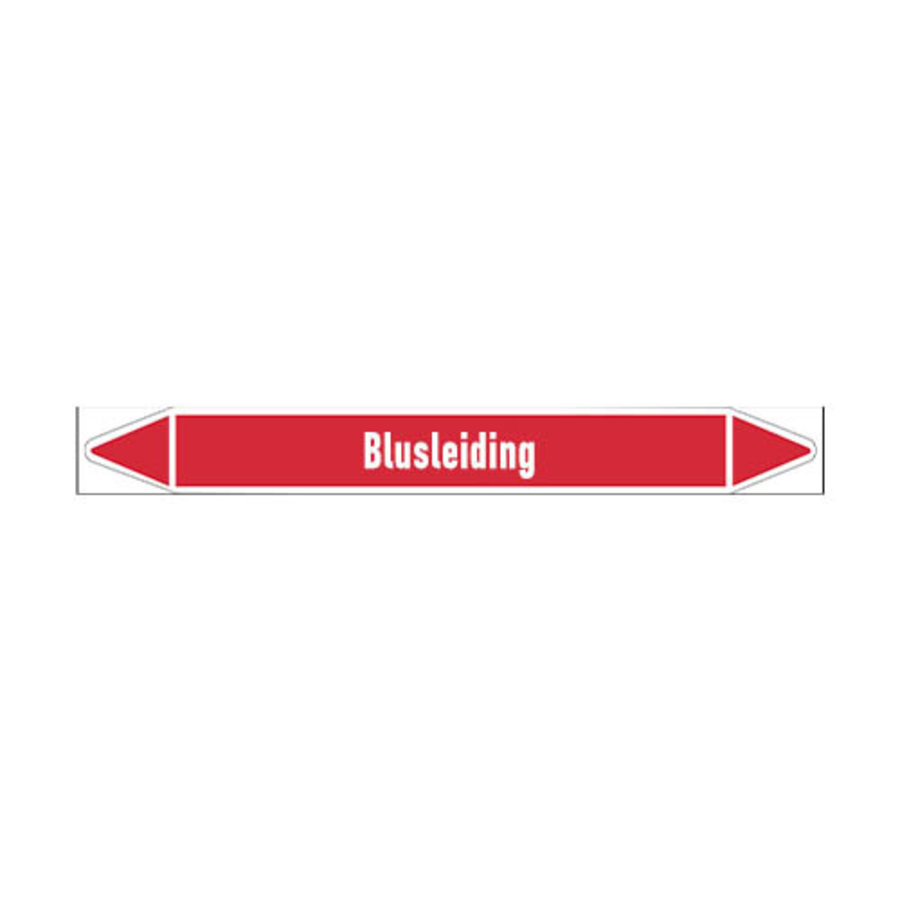 Pipe markers: Blusleiding | Dutch