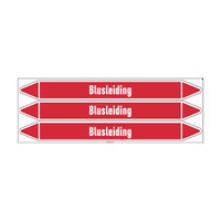 Pipe markers: Blusleiding | Dutch