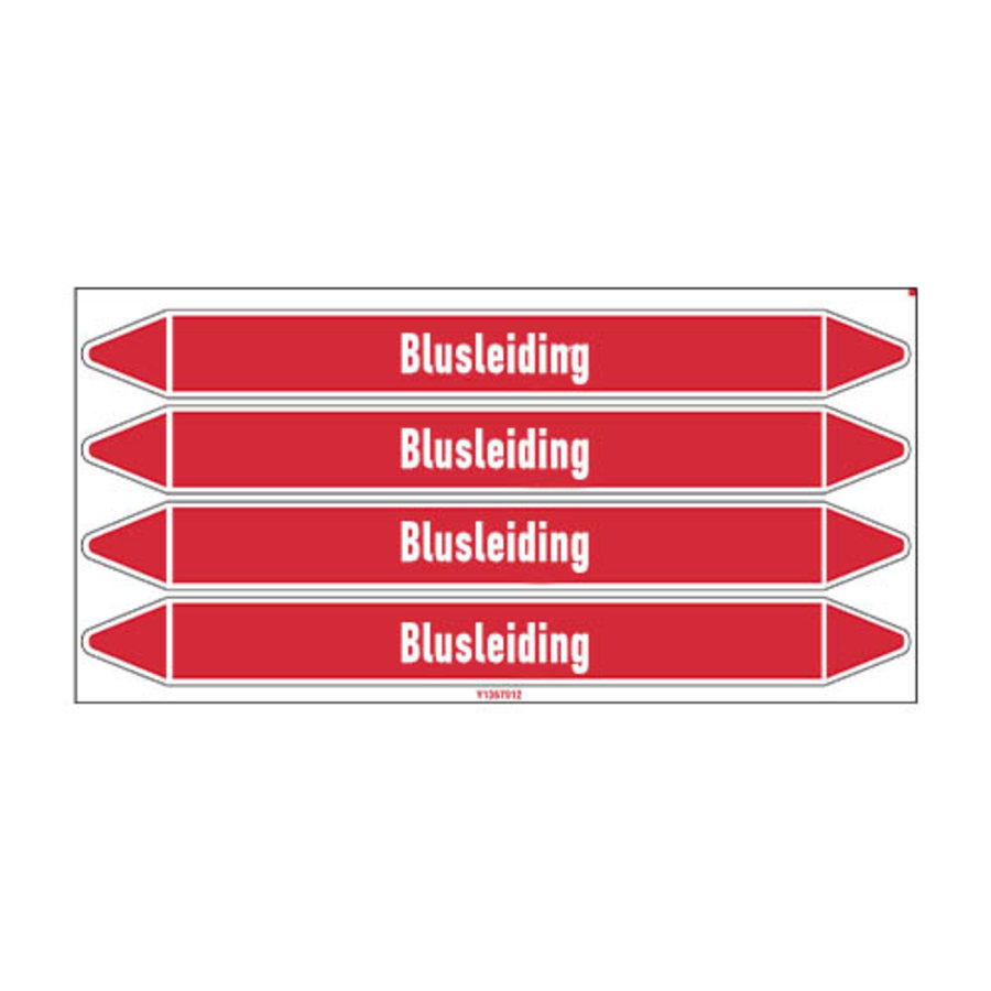 Leidingmerkers: Blusleiding | Nederlands