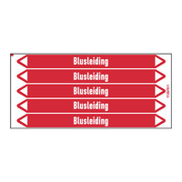 Pipe markers: Blusleiding | Dutch