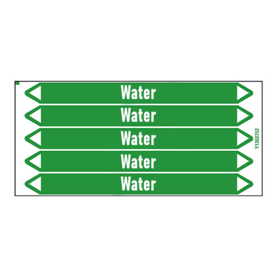 Pipe markers: Gechloreerd water | Dutch | Water