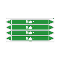 Pipe markers: Gefiltreerd water | Dutch | Water