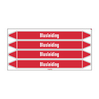 Pipe markers: Hydrant leiding | Dutch | Blusleiding