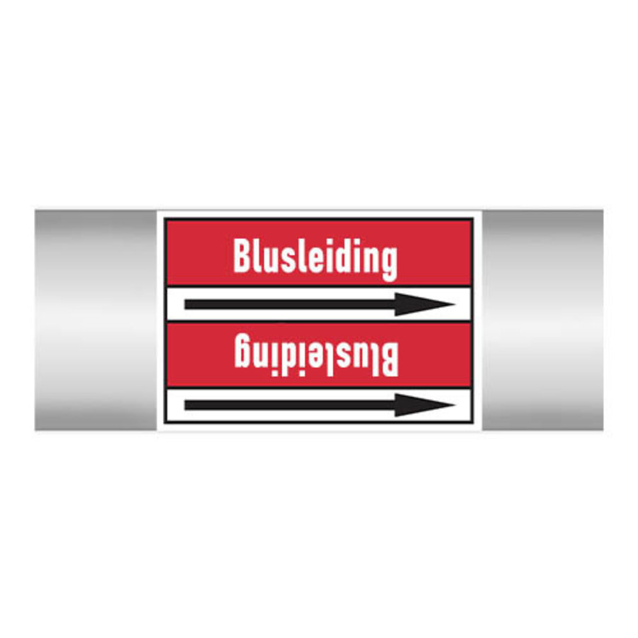 Pipe markers: Hydrant leiding | Dutch | Blusleiding