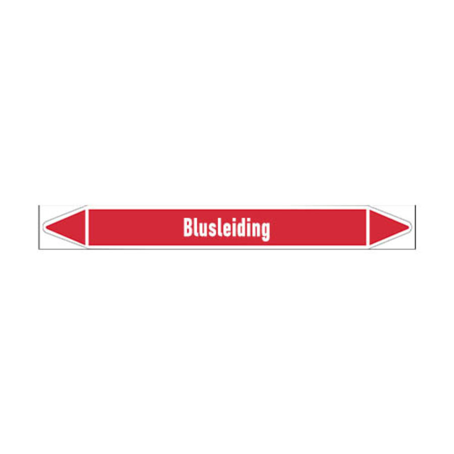 Pipe markers: Sprinkler | Dutch | Blusleiding