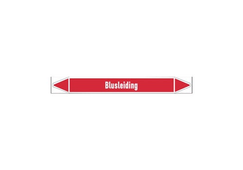 Rohrmarkierer: Sprinklerwater | Niederländisch | Blusleiding 