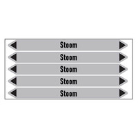 Pipe markers: Hoge druk stoom | Dutch | Steam