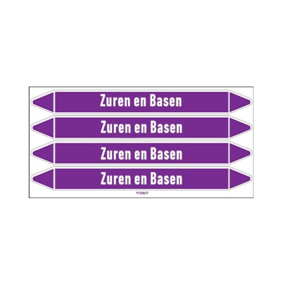 Rohrmarkierer: Afvalzuur | Niederländisch | Säuren und Laugen