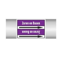 Pipe markers: Zure oplossing | Dutch | Acids and Alkalis