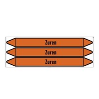 Pipe markers: Zure oplossing | Dutch | Acids