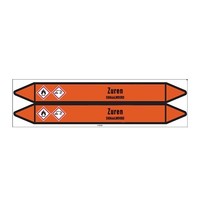 Pipe markers: Waterstofchloride | Dutch | Acids