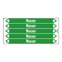 Rohrmarkierer: Filterwarmwasser | Deutsch | Wasser