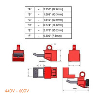 No-hole circuit breaker lockout 065396-065397