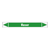 Pipe markers: HD wasser | German | Water