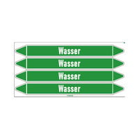 Pipe markers: Mineralwasser | German | Water